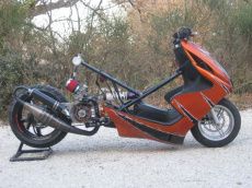 Vue d'ensemble du scooter