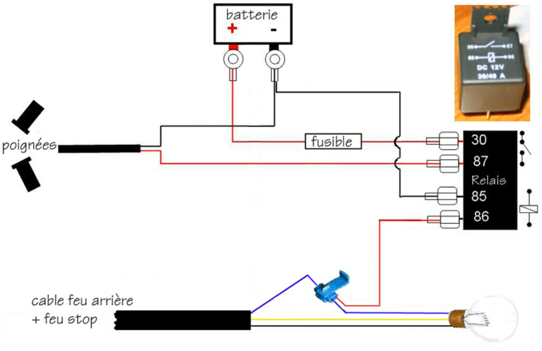 poignée chauffante mt 09
